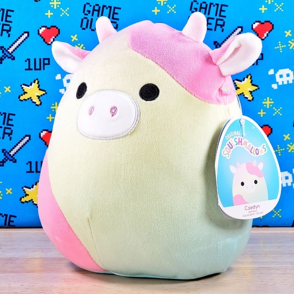Squishmallow Caedyn the Cow 8" UltraSoft Stuffed Easter Holiday Plush Toy NWT - Picture 2 of 12